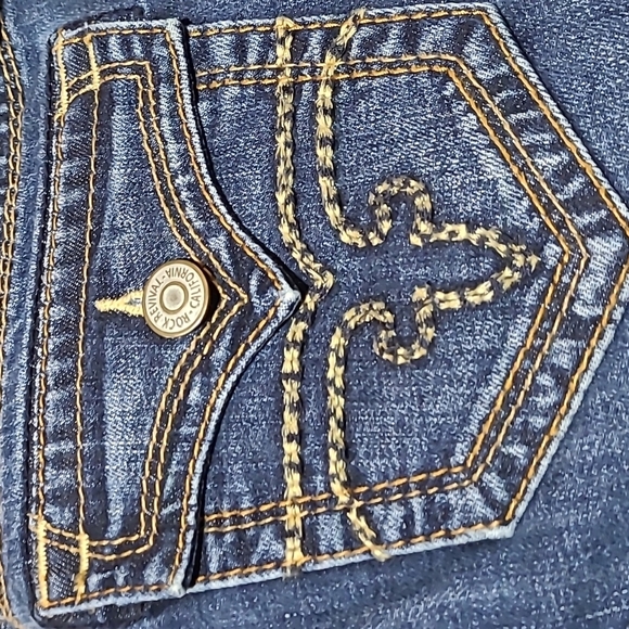 ROCK REVIVAL JESSICA EMBROIDERED SKINNY DENIM JEAN - Picture 2 of 15